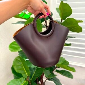 Portland Leather Goods "Almost Perfect" Small Milan Handbag in Grizzly